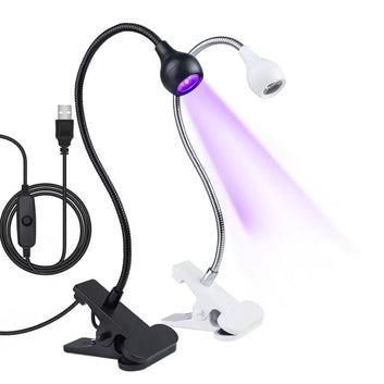 Lampa UV LED Flexibila, prindere clip-on, 5W, USB
