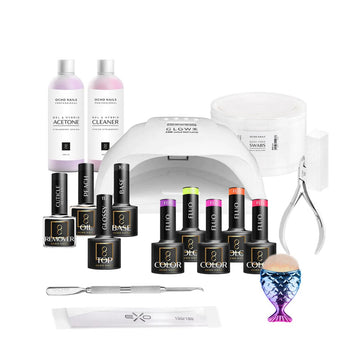 Kit unghii hibrid Ocho Nails | cu lampă UV