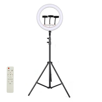 Lampa circulara 46cm Ring light 460 LED, telecomanda