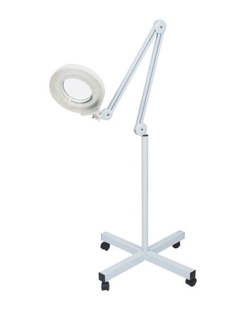 Lampa  NEON cu lupa cosmetica profesionala,lumina rece, marire 5x, roti