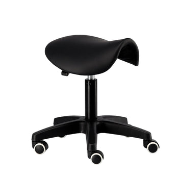 Taburet cosmetic pentru coafor | scaun tip șa |