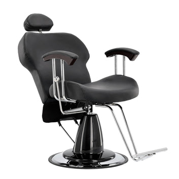 Scaun coafor/frizerie | Hidraulic | Negru