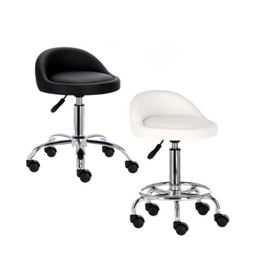 Scaun cosmetic pentru salon, Lobby | ALB si NEGRU