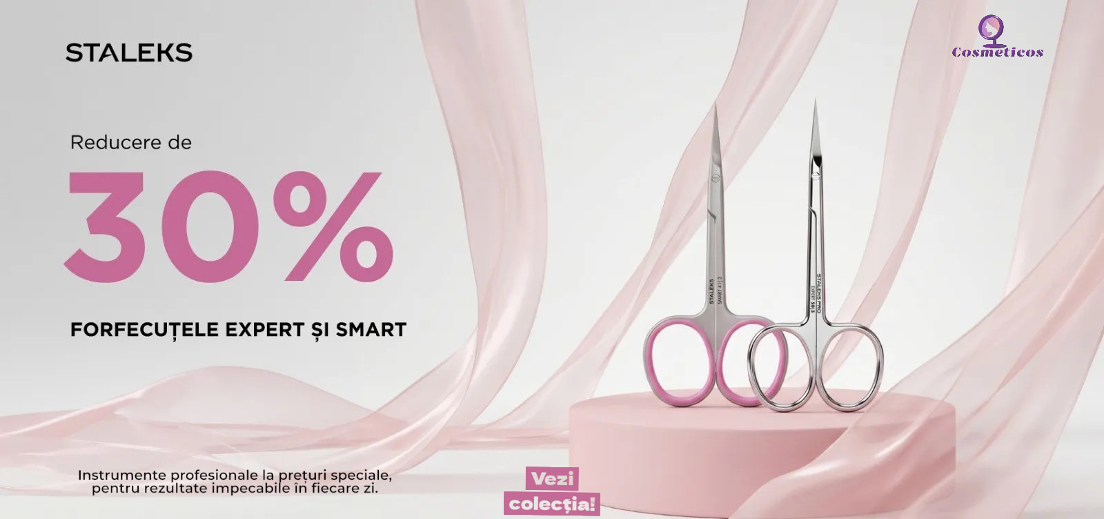Staleks reducere 30% - forfecute expert si smart