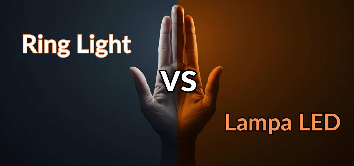 Lampa de masa sau ring light... Care e mai buna pentru tine?