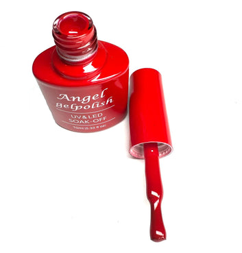 Oja semipermanenta ANGEL GELPOLISH , 10 ML - RED