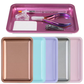 Tavita Metalica pentru Instrumente Manichiura si Cosmetica | Diverse Culori