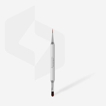 Capete pensulă STALEKS EXCLUSIVE 06/11 – gel oval 11 mm și liner 12 mm