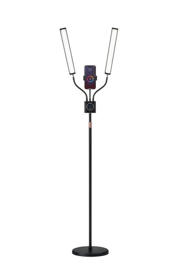 Lampa LED profesionala cu doua brate si suport telefon – CS-D50S