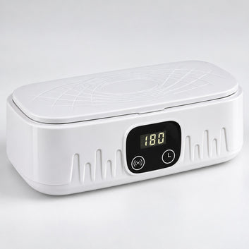 Aparat de curatare cu ultrasunete 400 ml cu afisaj digital, temporizari de 90, 180, 270 si 450 de secunde si doua butoane de control