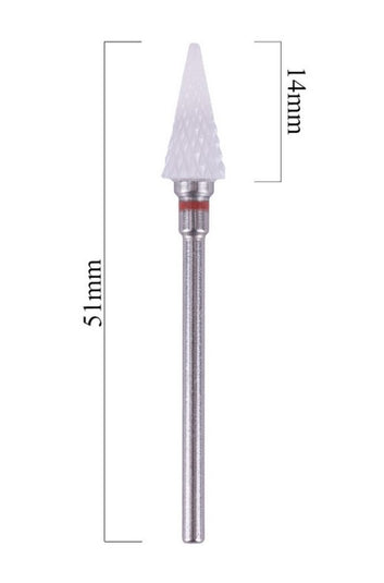 Capat de freza / BIT ROSU Conic - Triunghiular | Ceramica | Duritate mica-Fina
