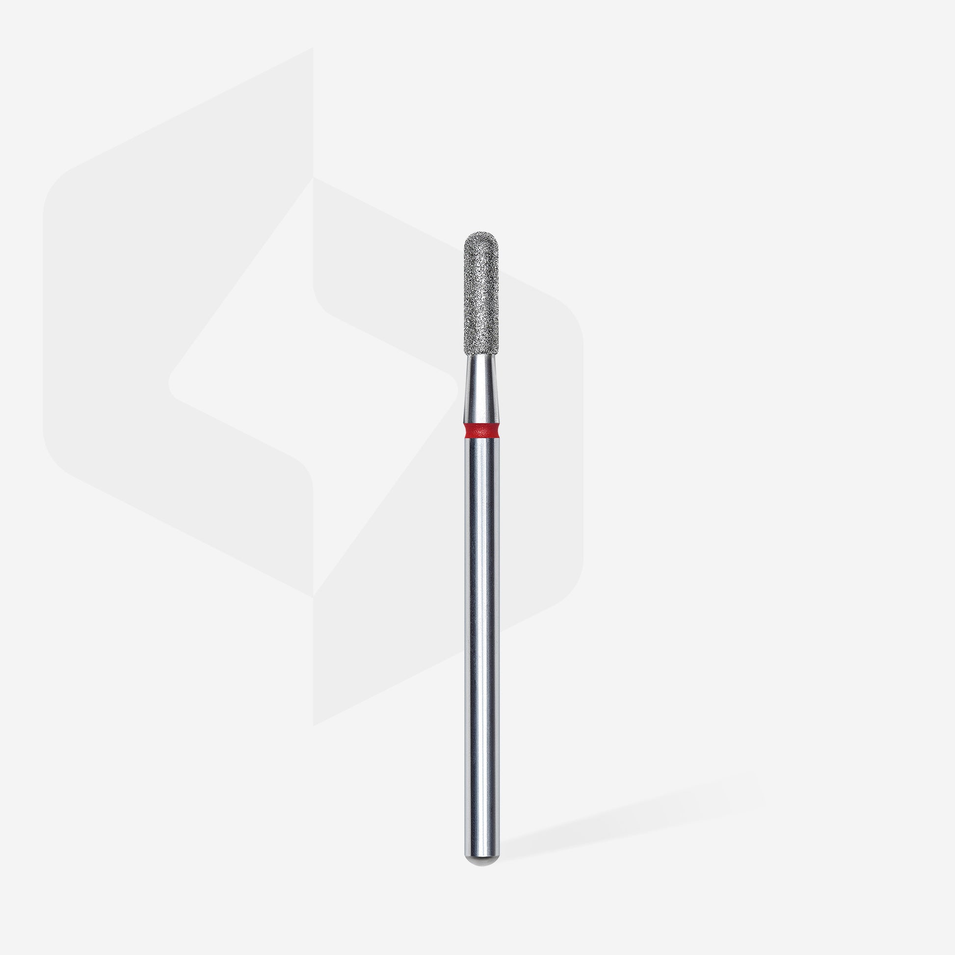 Capat freza bit diamantat cilindru rotunjit Staleks Expert 2.3mm 8mm abraziune fina rosie FA30R023/8
