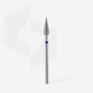 Capat freza bit diamantat para ascutita Staleks Expert 4mm 12mm albastru FA100B040/12