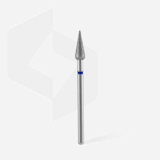 Capat freza bit diamantat para ascutita Staleks Expert 4mm 12mm albastru FA100B040/12