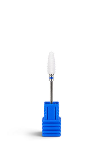 Capat Freza / Bit Ceramic Conic Alb, 15 x 5 mm – Granulatie Medie M