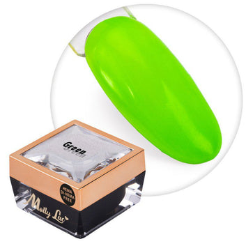 Paint Gel MollyLac Ombre Green – Gel Decoratiuni, 5g (HEMA Free)