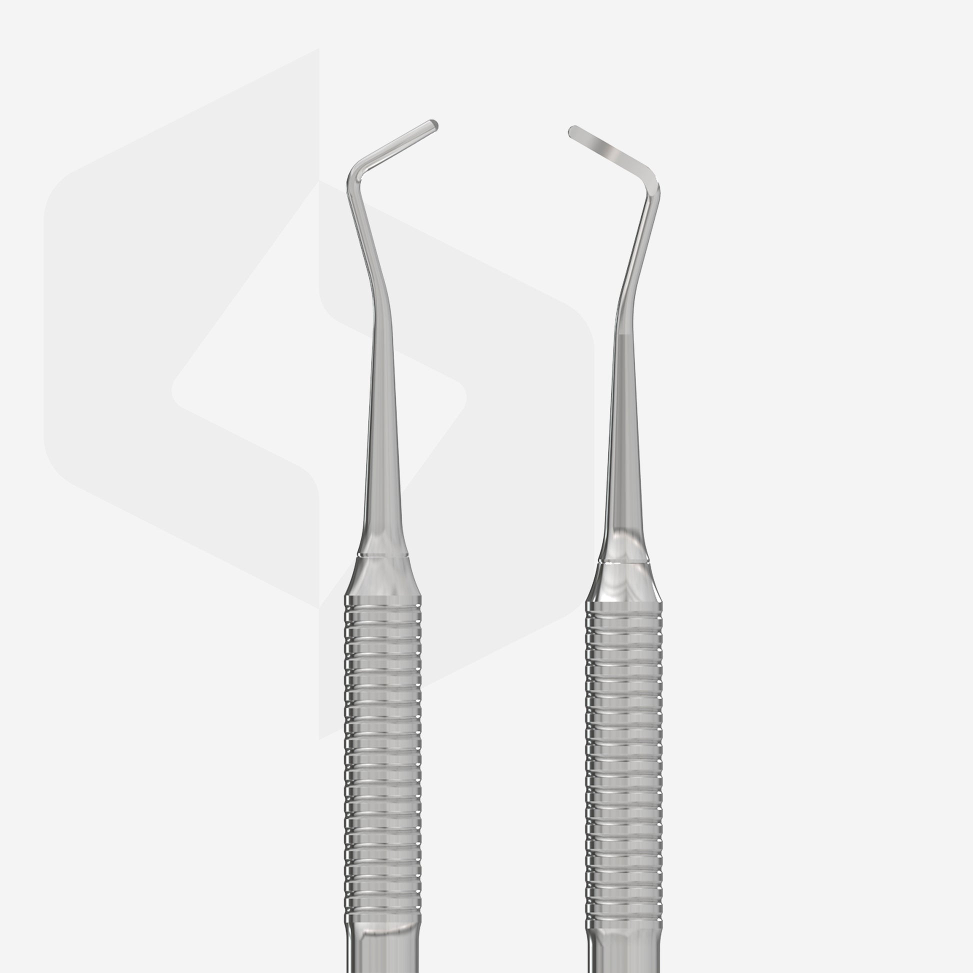 Detaliu doua capete chiureta dubla Staleks Expert 20 Type 2 dimensiuni diferite