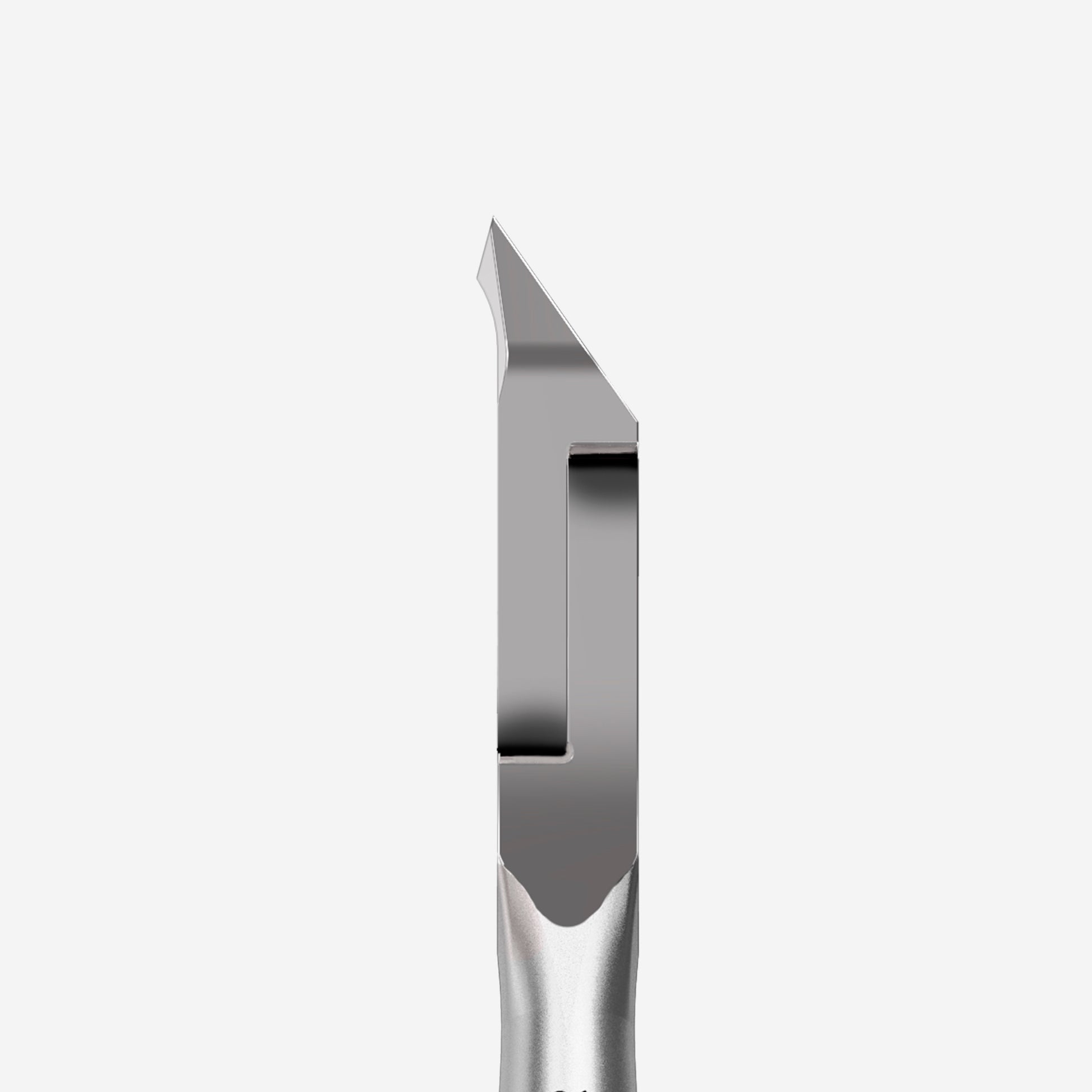 Clește profesional pentru cuticule Staleks Smart NS-10-3 cu tăiș de 3 mm pentru manichiură, detaliu lamă