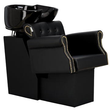 Scafa coafor/frizerie KIVA cu bol ceramic mobil, armatura si baterie