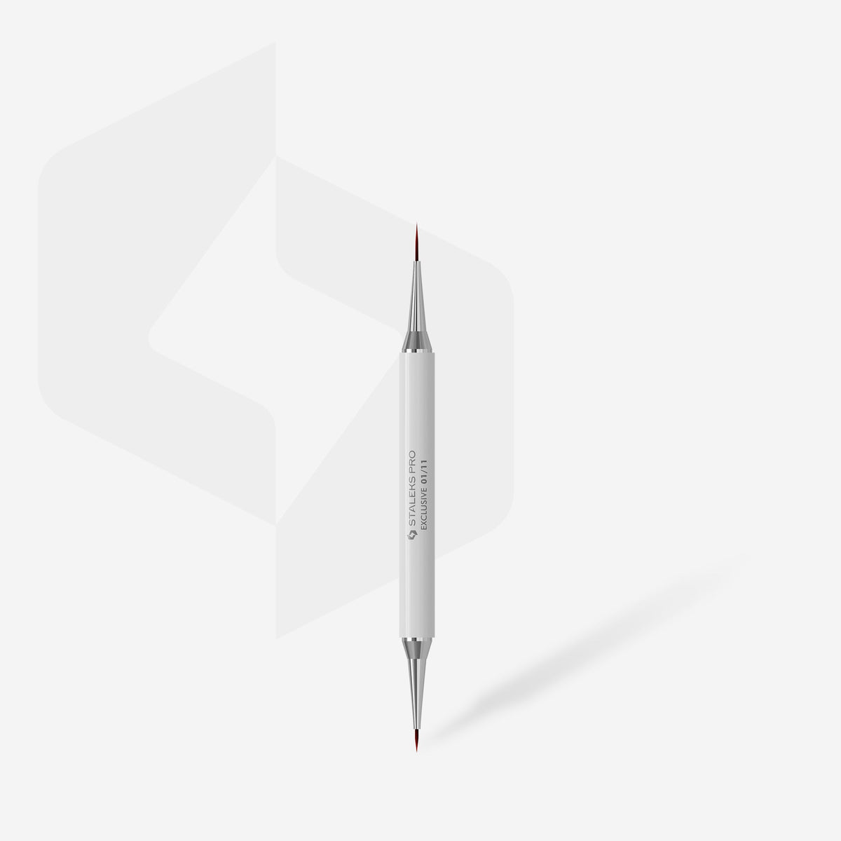 Pensula Dubla Liner Nail Art STALEKS EXCLUSIVE 01/11, 7 mm si 12 mm, NBX-01/11