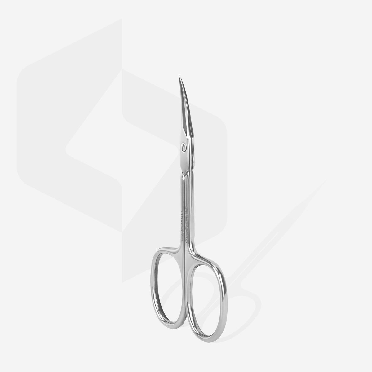 Forfecuță Staleks Expert 50 Type 2 pentru cuticule, vedere din față, cu inele ergonomice