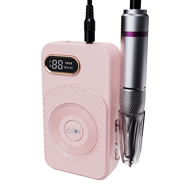 Freză electrică profesională BQ-110, 45.000 RPM, 50W, cu display LED și acumulator reîncărcabil