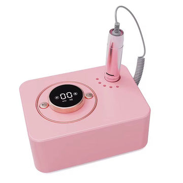 Freza Electrica Profesionala BLUEQUE BQ-107 | Reincarcabila | 35.000 RPM | Display Digital | Roz