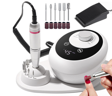 Freza Unghii Profesionala  ZG 205 – 45.000 RPM, cu Pedala si Unitate de Control