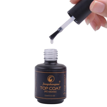 Top Coat UV No Wipe FSM - gel de final lucios - 15 ml