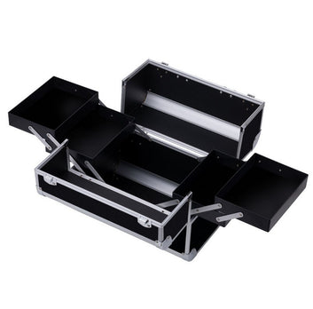 Geanta cosmetica cu organizator | Negru | Marimea L