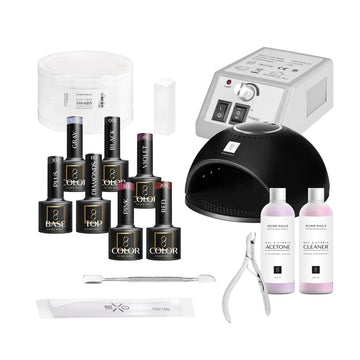 Kit unghii hibrid Ocho Nails | cu lampă UV și freză unghii