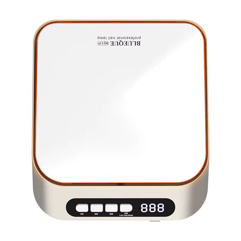 Vedere superioara a lampii UV LED BLUEQUE L19 cu panou de control digital