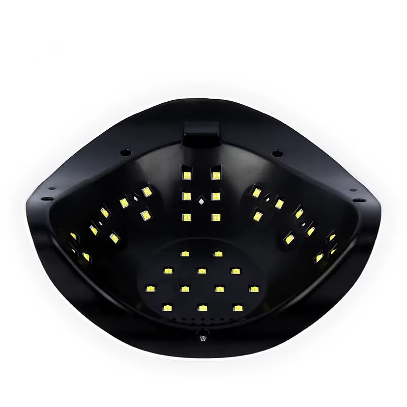 Interior lampă UV LED unghii BQ V1, cu 42 de LED-uri și lungimi de undă 365 și 405 nm, pentru gel și ojă semipermanentă.