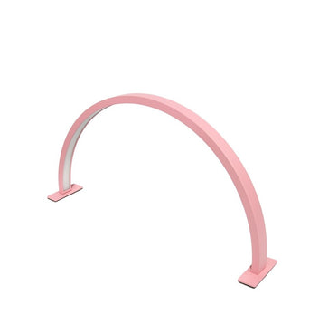 Lampa semiluna pentru masa 36w,  58cm diametru | roz | LED