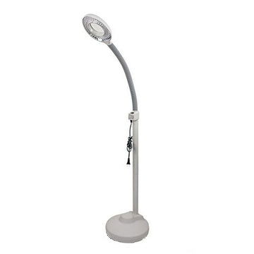 Lampa cosmetica cu lupa si lumina rece LED, brat flexibil, stativ podea