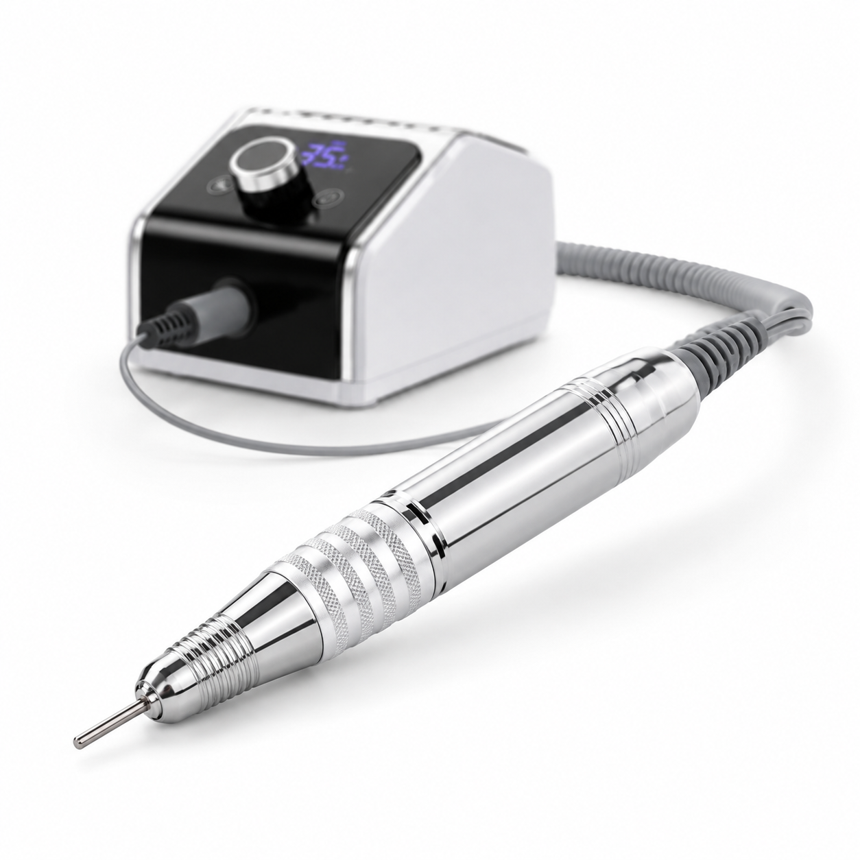 Mandrină metalică pentru freza BQ-758 împreună cu unitatea de control