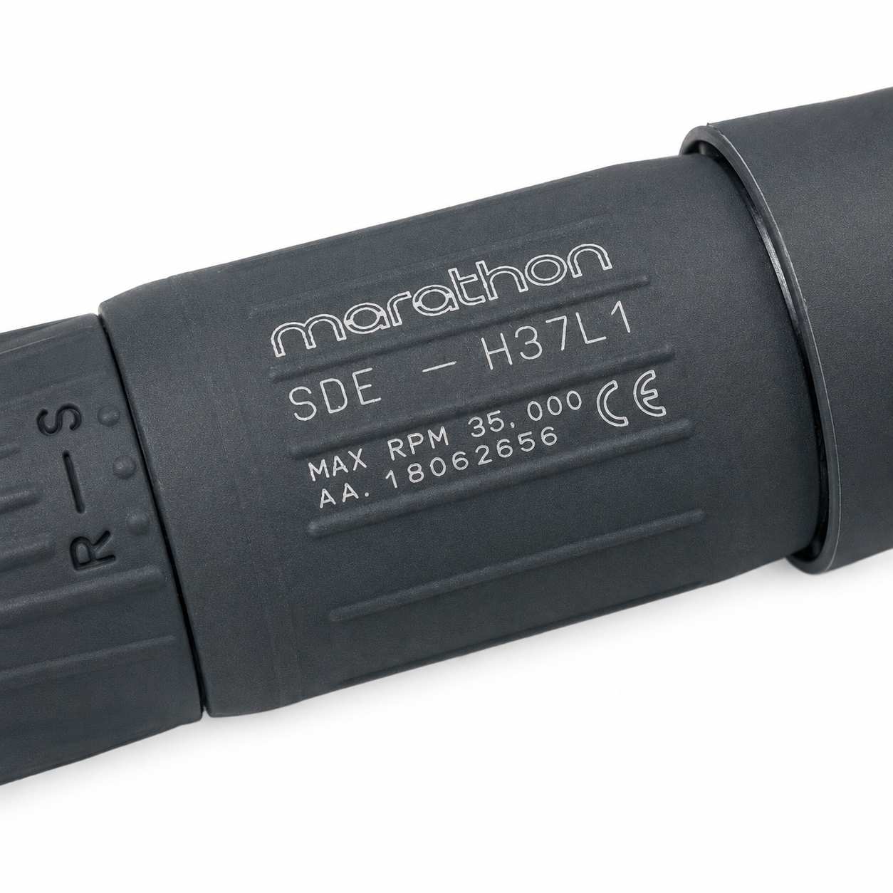 Inscripție și model Marathon SDE-H37L1, maximum 35.000 RPM