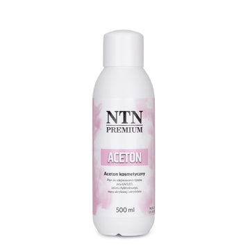 NTN Premium Cosmetic Acetone Remover 500 ml pentru indepartarea ojei semipermanente, gelului si acrilului