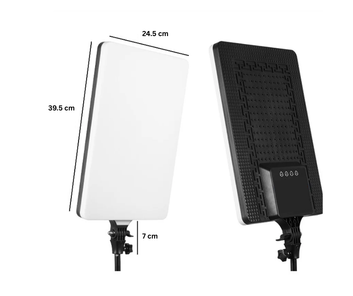 Panou LED Portabil - PL-19 | 39CM x 24CM | Cu telecomanda si trepied