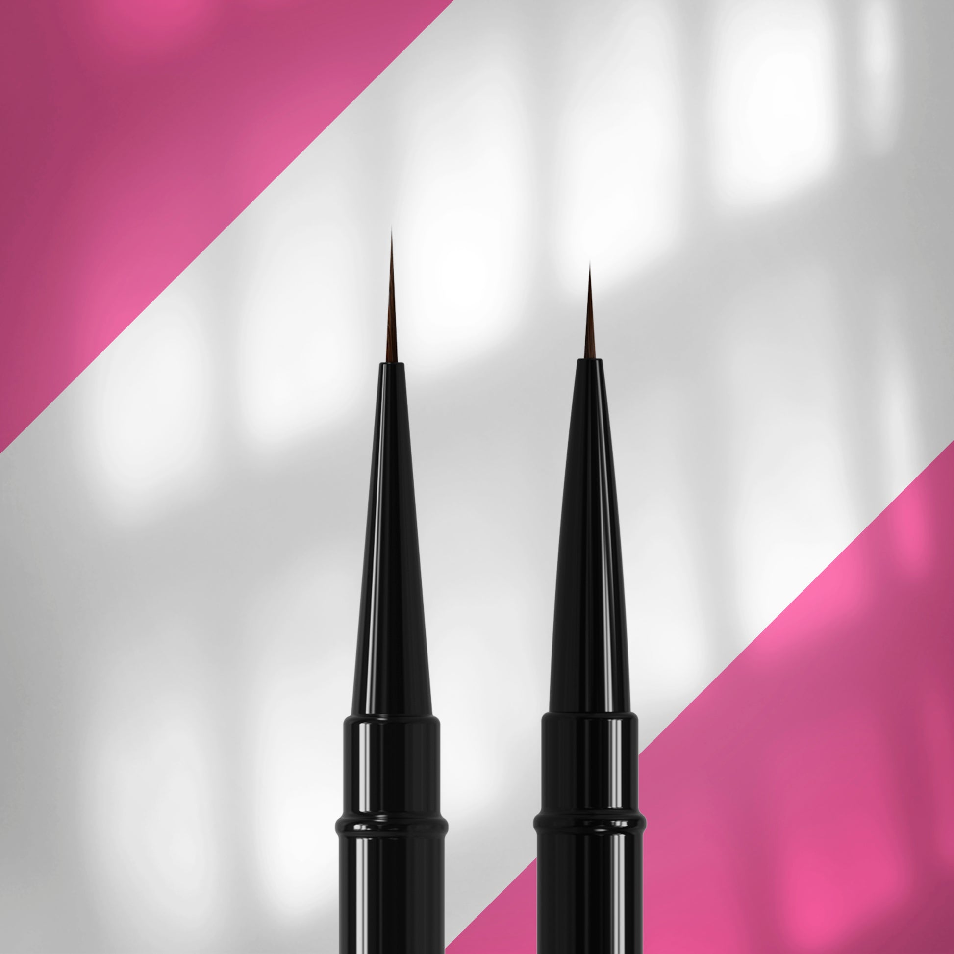 Pensula liner dubla STALEKS EXPERT NBE-01/03 pentru nail art si manichiura frantuzeasca
