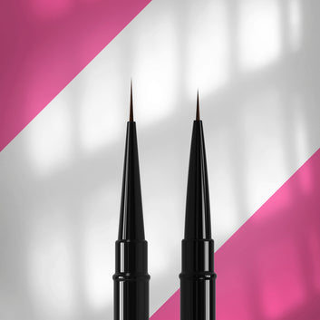 Pensula liner dubla STALEKS EXPERT NBE-01/03 pentru nail art si manichiura frantuzeasca
