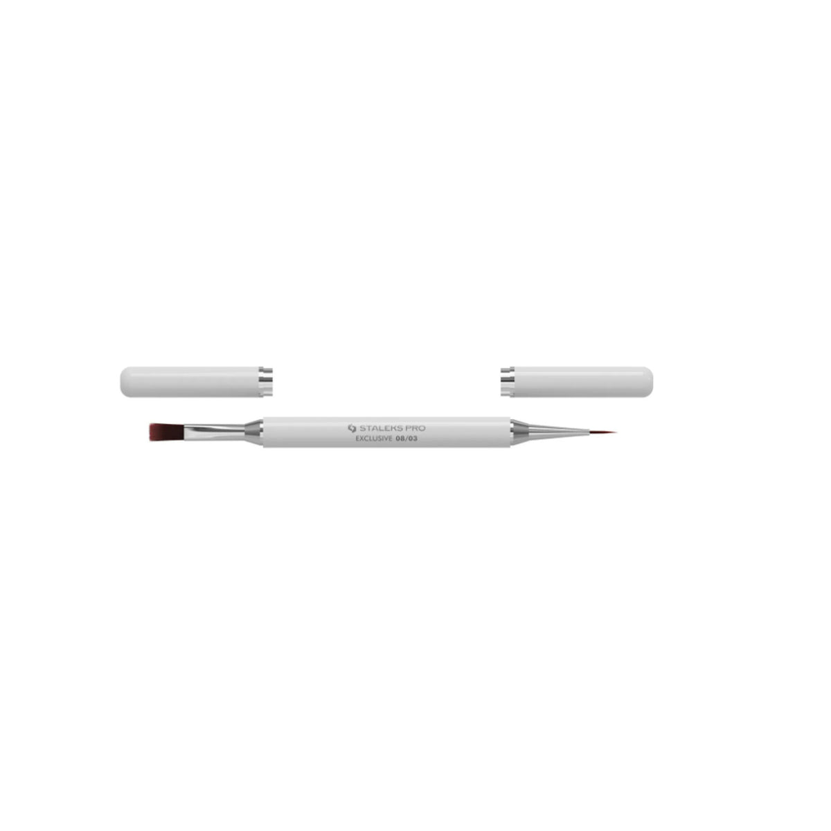 Pensulă gel și liner STALEKS EXCLUSIVE 08/03 cu capace magnetice