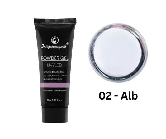 Polygel FSM 30gr - 02 Alb