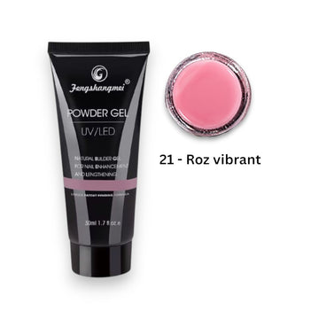 Polygel FSM 30gr - 21 Roz vibrant