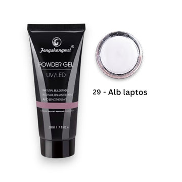 Polygel FSM 30gr - 29 Alb laptos