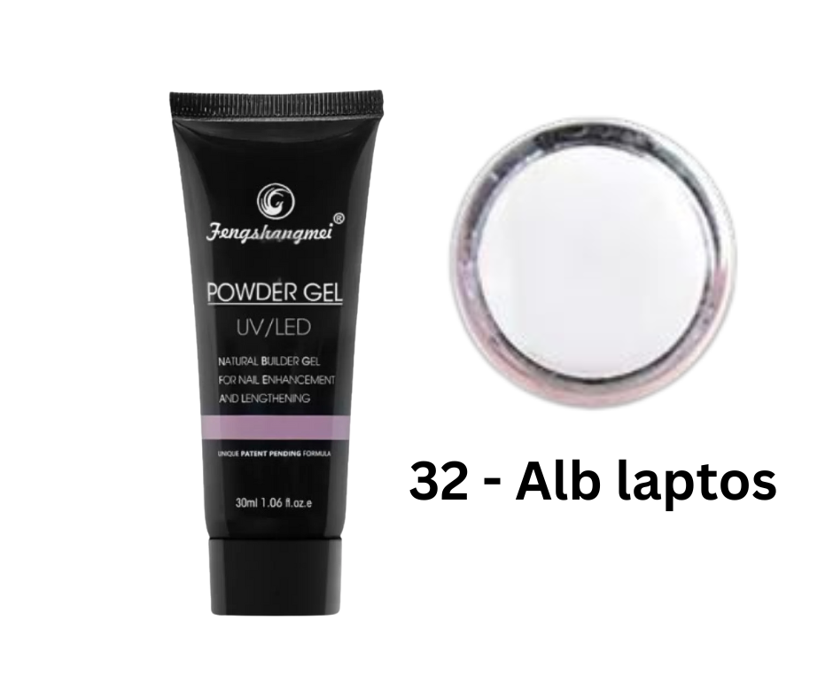 Polygel FSM 30gr - 29 Alb laptos