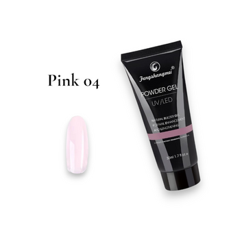 Polygel FSM 30gr - 04 Roz Pastel