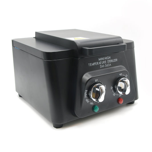 Sterilizator instrumente cu aer cald | 200 grade | SM-360C, Negru