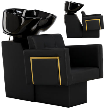 Scafa Coafor Stella – Bol Ceramic Mobil, Armatura Completa cu Sistem de Inclinare