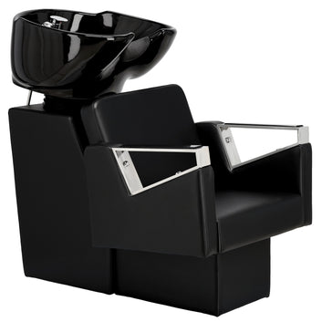 Scafa coafor/frizerie THOMAS  cu bol ceramic mobil, armătură si baterie